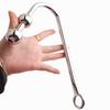 Vintage Prostate Anal Deep Insertion Hook Safe Silver Color Anal Hook Stimulator Toy