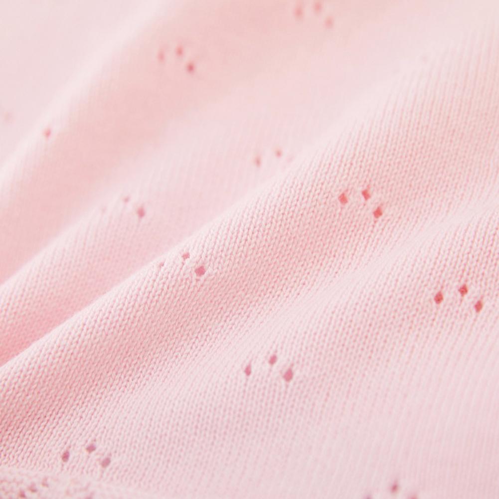 Synpos Children Girls Cover Up Bolero Shrug for Wedding Party Dress Kids Girl Knit Flower Long Sleeve Cropped Cardigan 1-4 Years