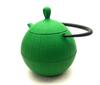 Nambu Ironware Teapot: Ichido Teapot Kurumi 0.5L Green W14.5xD11.5xH17.5(cm)