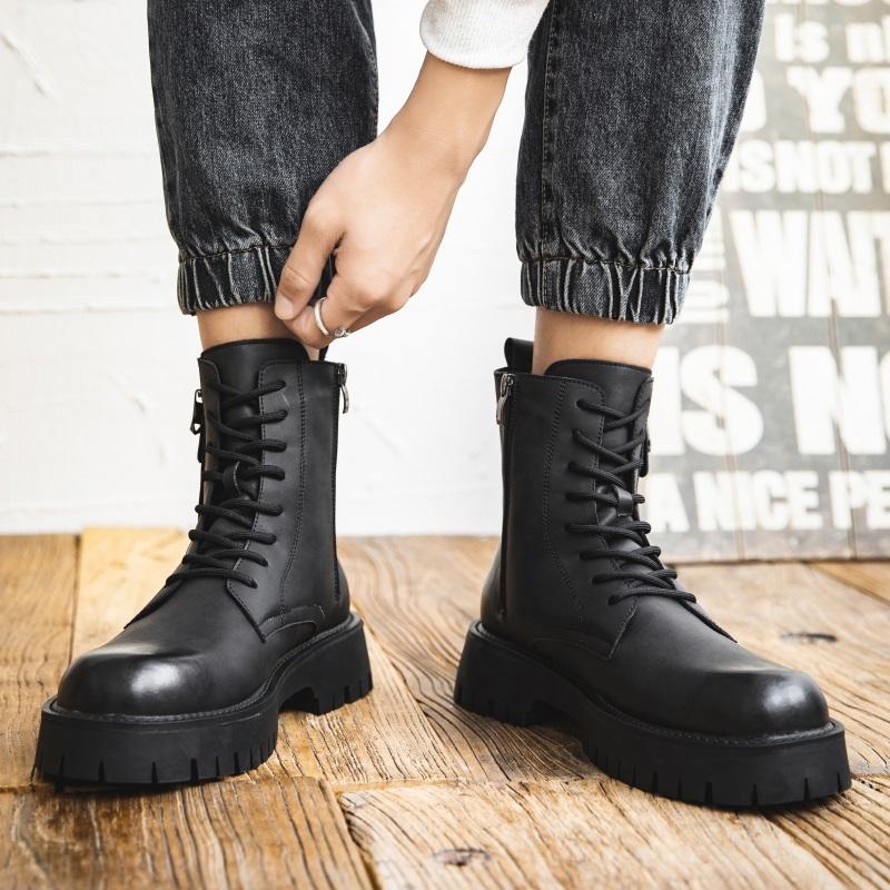 Autumn and Winter Men's Boots Fashionable New Designer Style Outdoor Motorcycle Daily Office Business Party Quality Shoes Hot