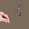 Neo-chinese Style Flower Hairpin Metal Jewelry Hair Accessory Hot Hair Sticks  For Women