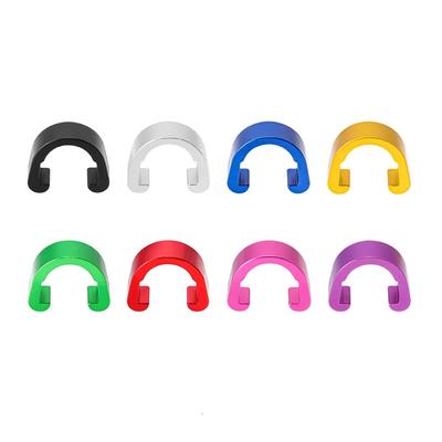 10 Stück Fahrrad Bremskabelgehäuse Clip Aluminiumlegierung Führung Bremskabel C-Clips Führungsklemme für Mountainbike Rennräder