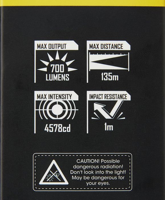 Lampe Frontale - Nitecore - NU33 - 700 Lumen - USB-C Rechargeable - Lumière Rouge