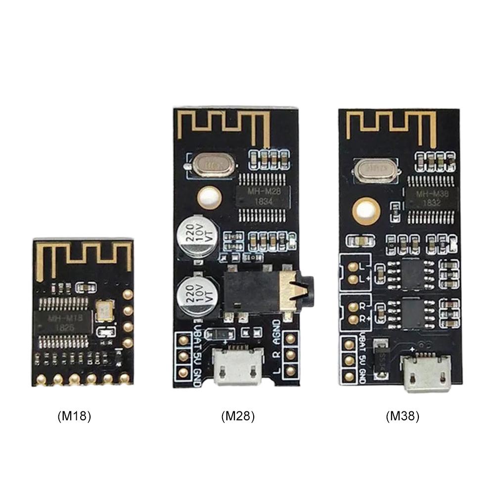 MH-M18/M28/M38 Lossless Audio Receiver Board Module with Indicator Light Bluetooth-Compatible Audio Module