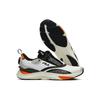 FILA Athletics Trendy Textile, Synthetic Leather Low top Marathon Running Shoes Men's White Black Orange A12M132208FWB