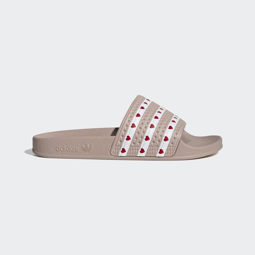 adidas Adilette Slides IG7612 Unisex Originals Sandals Wonder Quartz / Core White / Better Scarlet