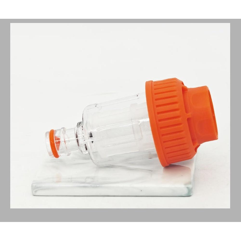 Water Filter with Plastic Nipple Connector G34 for Car Washing Machines Featuring 6 Point Fine Mesh and Secure Water Inlet Seal