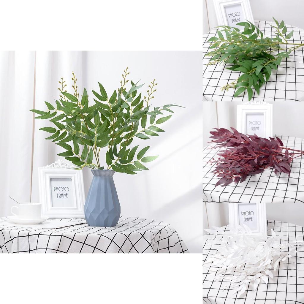 Indoor Wedding Decor Artificial Willow Leaves For Home And Party Use