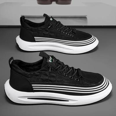 Men's Luxury Sneakers 2024 Flat Bottom Non Slip Wear-resisting Breathable Men Vulcanized Shoes Fashion Canvas Mens Casual Shoes