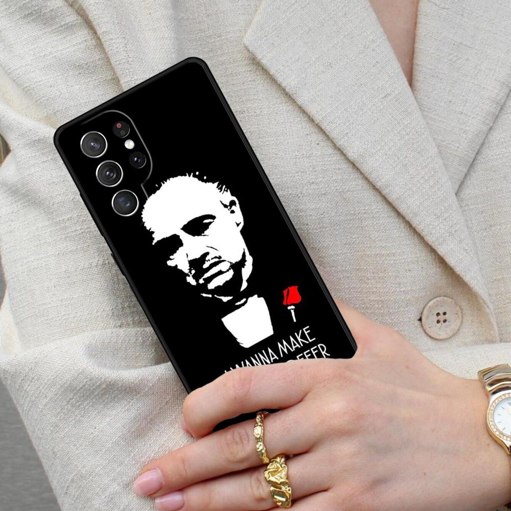 The Godfather Don Corleone Cell Phone Case for Samsung Galaxy S26 Ultra S25 S24 S23 S22 S21 S20 Note10 Cover
