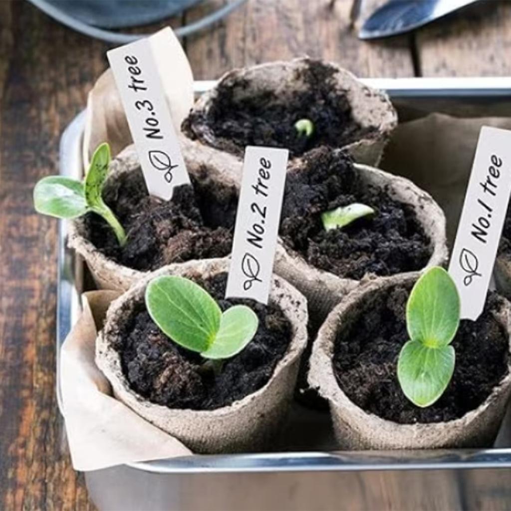 200 st/påse, Återanvändbara Vattentäta Plastväxt Blomfröetiketter Markörer Trädgårdsetiketter