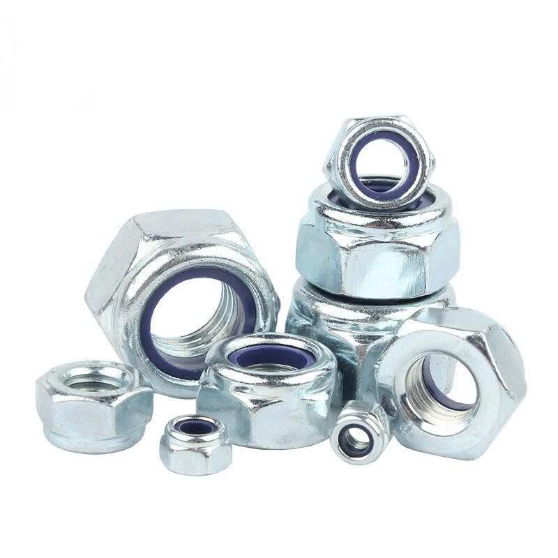 Taizhu 8.8 Grade Galvanized Carbon Steel Nylon Lock Nut