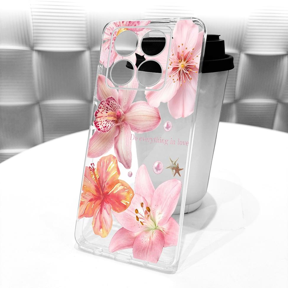 Transparent Casing For Xiaomi 14T Pro Case Cute Cat Luxury Fashion Butterfly Funny Cool Painted Cover 2407FPN8EG