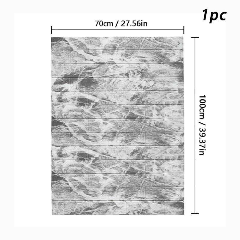 70X100cm 3D kendinden yapışkanlı antika duvar kağıdı oturma odası duvar dekorasyonu duvar çıkartmaları