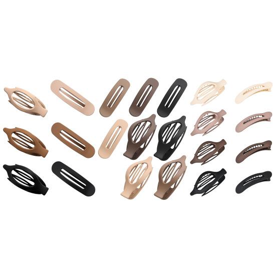 6/8Pcs Women Hair Clips Flat Hairpin Sturdy Non-Stuck Decorative Hair Claw Clips