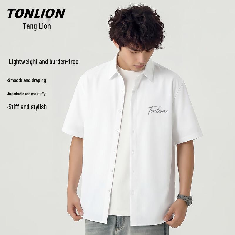 TonLion Men s Breathable Cooling Short Sleeve Shirt 2XL