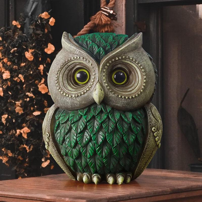 Owl Statue Ornaments, Resin Handicrafts, Decorative Ornaments for Home Living Rooms, Bedrooms, and Desks
