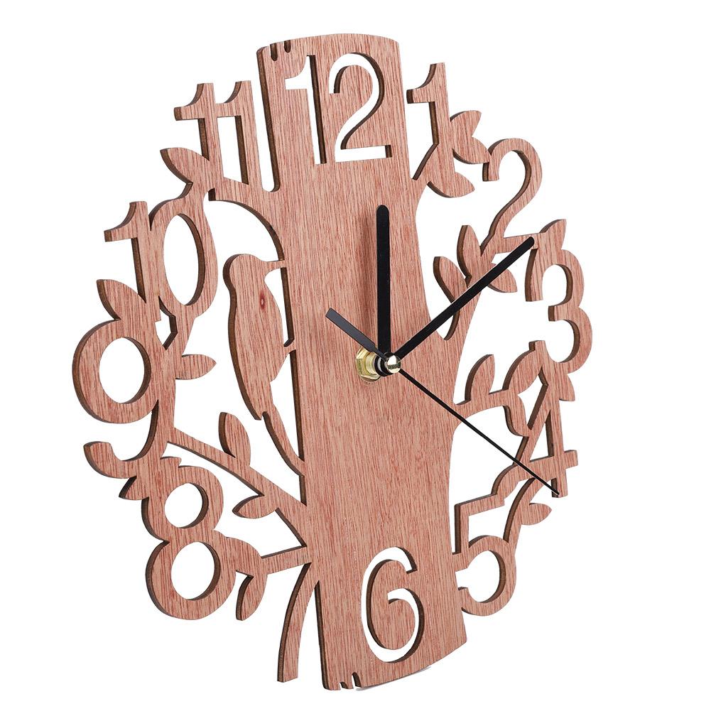 Modern Round Wall Clock 3D Wall Clock Sticker Hanging Wall Watch Home Room Office Decor (#1)
