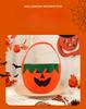 5pcs Cartoon Funny Halloween Pumpkin Bags Children's Gift Candy Baskets Halloween Party Atmosphere Decoration Props Handbags