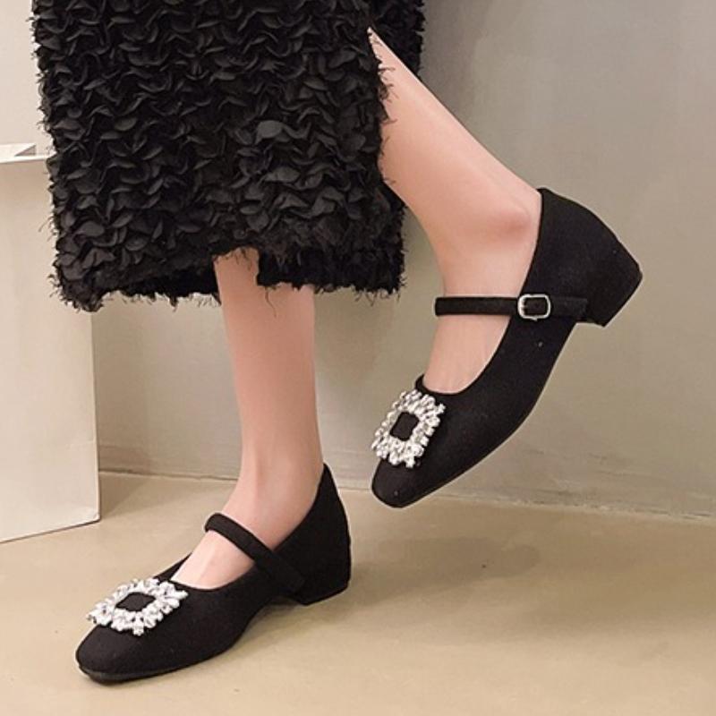 Fashion 2025 Autumn New Woman Princess Leather Shoes Fashion Korean Style Soft Bottom Anti-slippery Versatile Female Wedding Dress Shoes