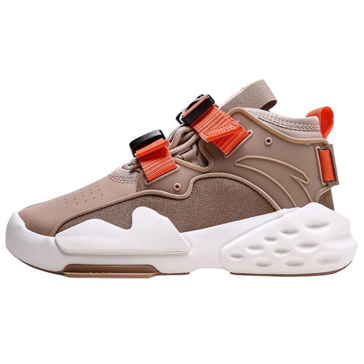 

New Anta Bastard High Top Skateboard Shoes Men s Coffee 11948080-9 44.5