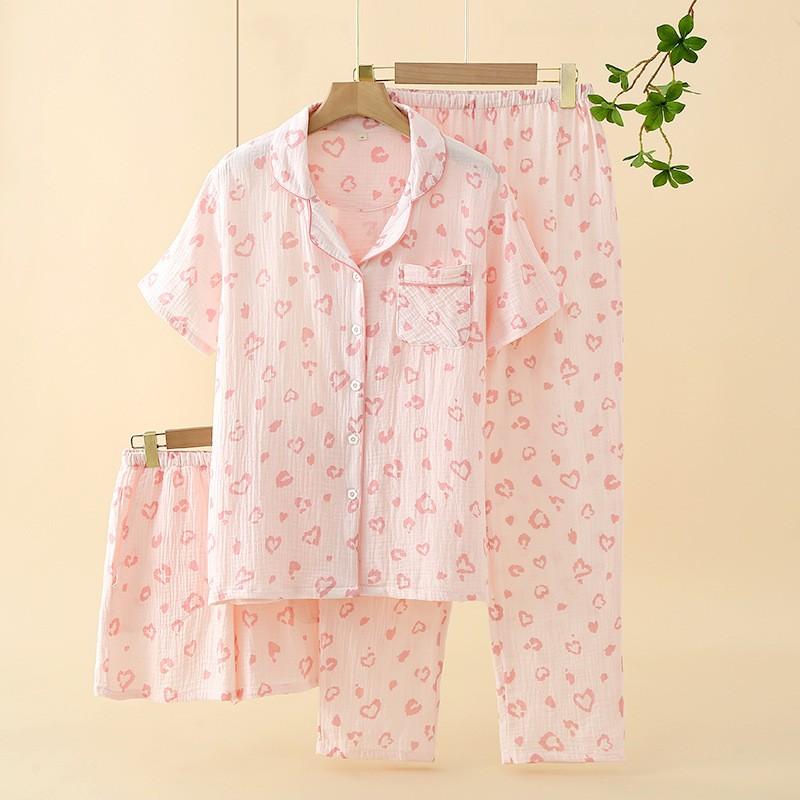 Women's Two Piece Set Round Neck Long Sleeve Tops Elastic Band Trousers Pajama Set Leisure Suit