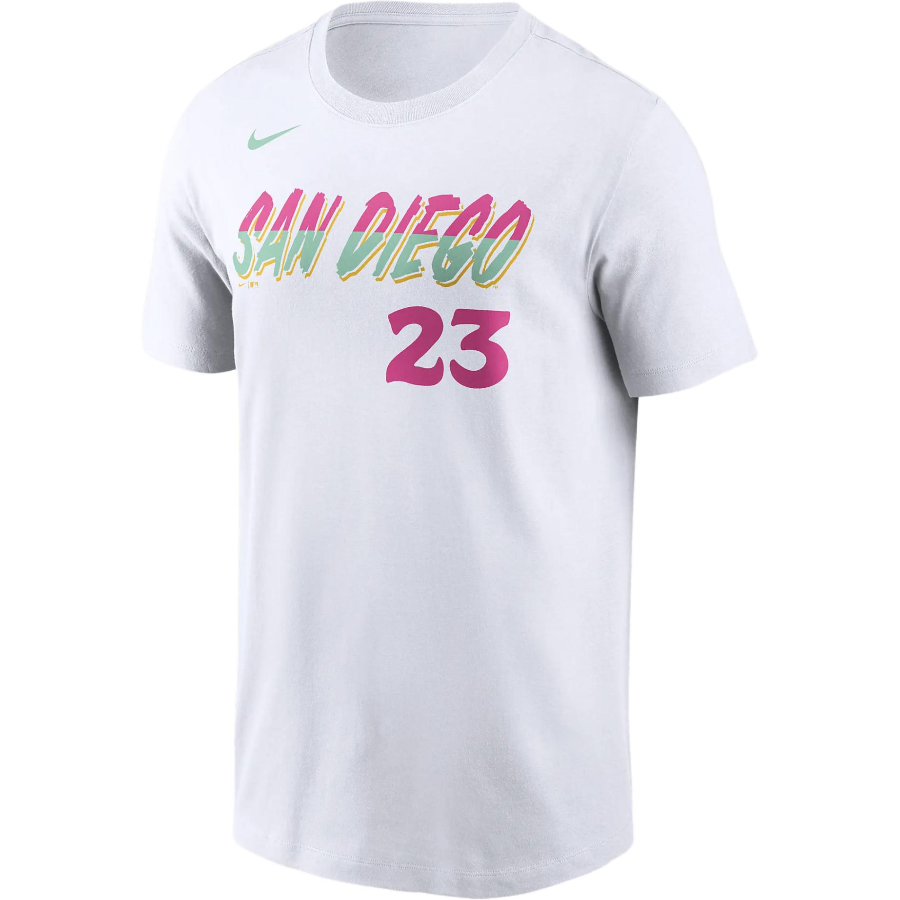 Nike X MLB Футболки Nike X MLB Мужские Белый Круглый вырез Средний N19910APY3-M9A XXL