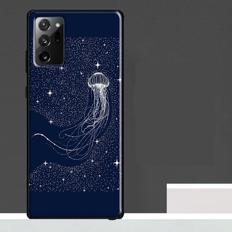 Starry Orca Whale Shark Case For Samsung Galaxy S24 Ultra S23 S22 S21 S25 Ultra S9 S10 S20 Plus S25 FE Phone Cover
