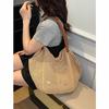 Summer bow knitted woven bag female 2026 new single shoulder shopping bag leisure vacati beach bag tote bag
