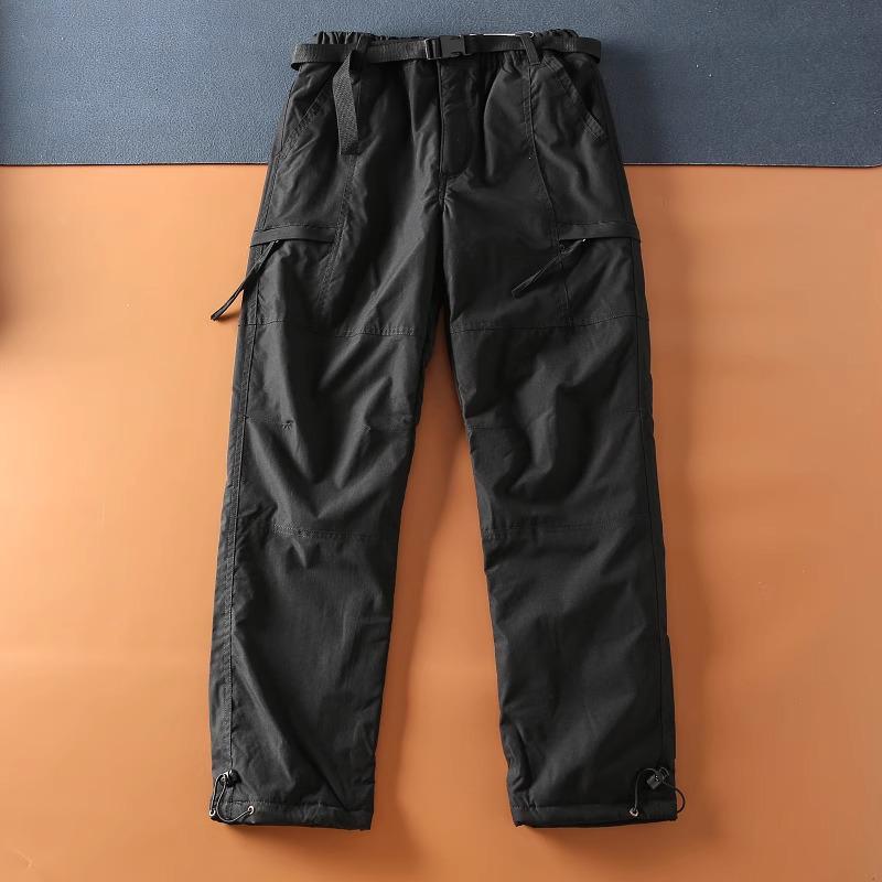 Pantalones de senderismo impermeables y de secado rápido para hombre - Ajuste holgado casual, pierna recta, cortavientos de verano.