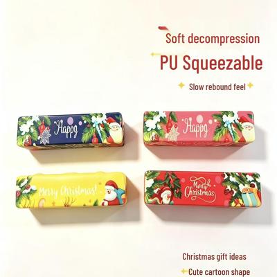 Weihnachts-Butterstick Entspannungs-Quetschspielzeug - Superweich, Langsame Rückfederung