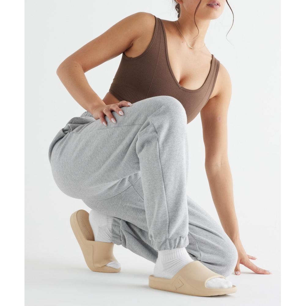 Gymshark Rest Day Slides Toasted Brown F1a1a Nbr3