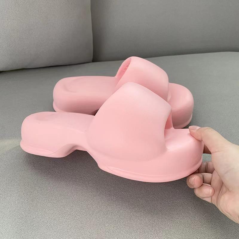 

Мода Comwarm 2024 Модные женские босоножки на каблуках Летние уличные пляжные тапочки с толстой подошвой Женские домашние нескользящие туфли на платформе EVA 36-37