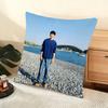 Seo Bumjune Actor Cushion Cover Silky Short Plush Home Sofa Cushion Cover - Invisible Zipper Home Decoration