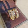 Luxury Gold Cubic Zirconia Earrings for Women - Wedding & Party Jewelry E6481