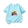 Kids Cotton T Shirt Playful Splash Offroad Car Print Crew Neck Short Sleeve Tee Casual Boys Girls Summer Tops
