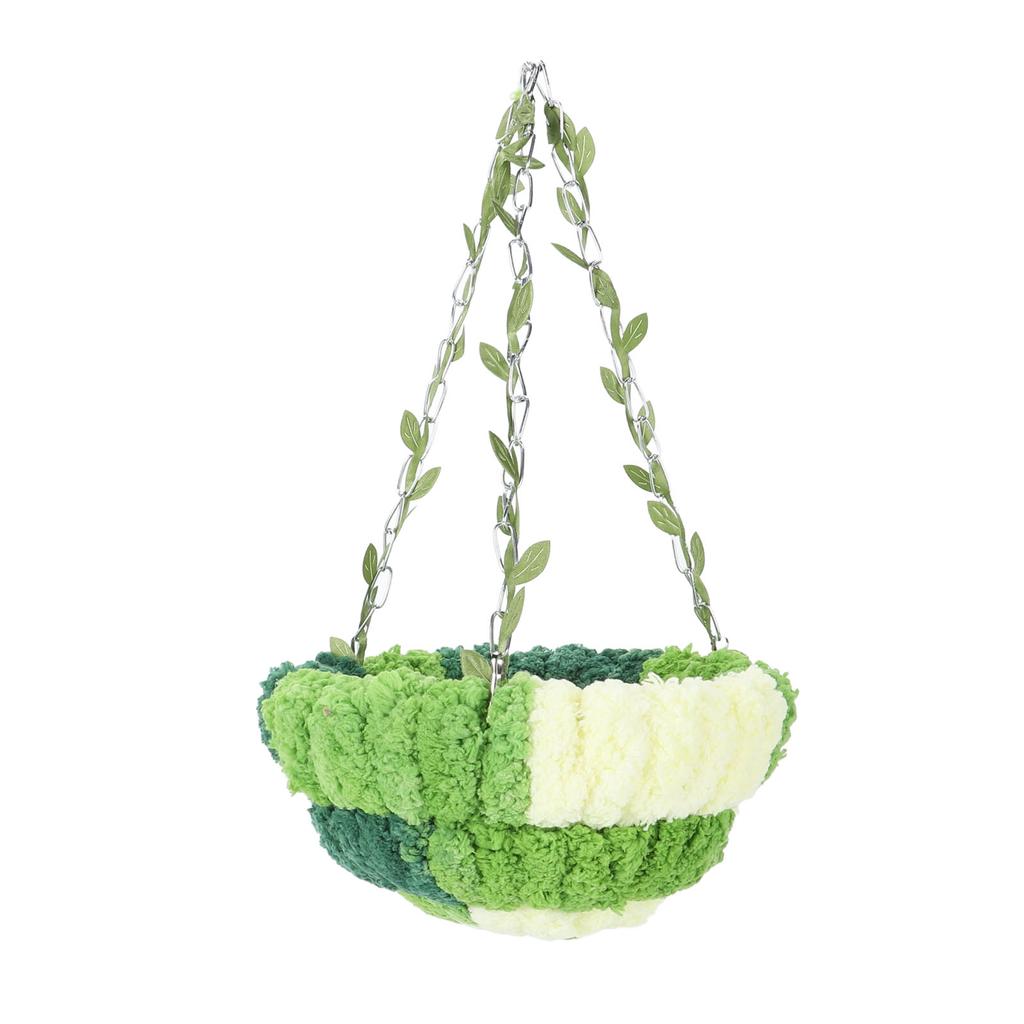 Bird Cage Hammock Parrot Hammock Bed Comfortable Soft Coral Fleece Hanging Bird Sleeping Nest for Cage Green Parrot Hammock Bed