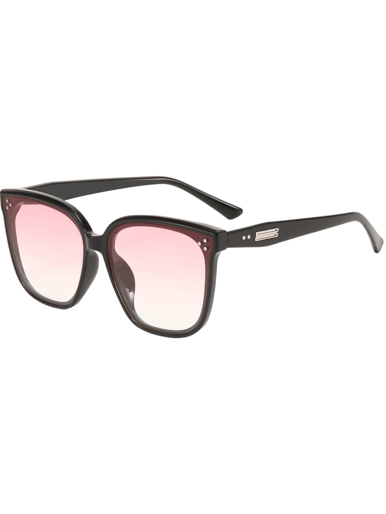 

Fashion polarized sunglasses street shooting explosions show thin sunglasses розовый