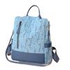 Women's Multifunctional Nylon Backpack Large Capacity Monochromatic  Fashion Trend High Quality New