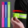High Visibility LED Safety Armband with Reflective Strips USB C Rechargeable Reflective Wristband for Outdoor Activities