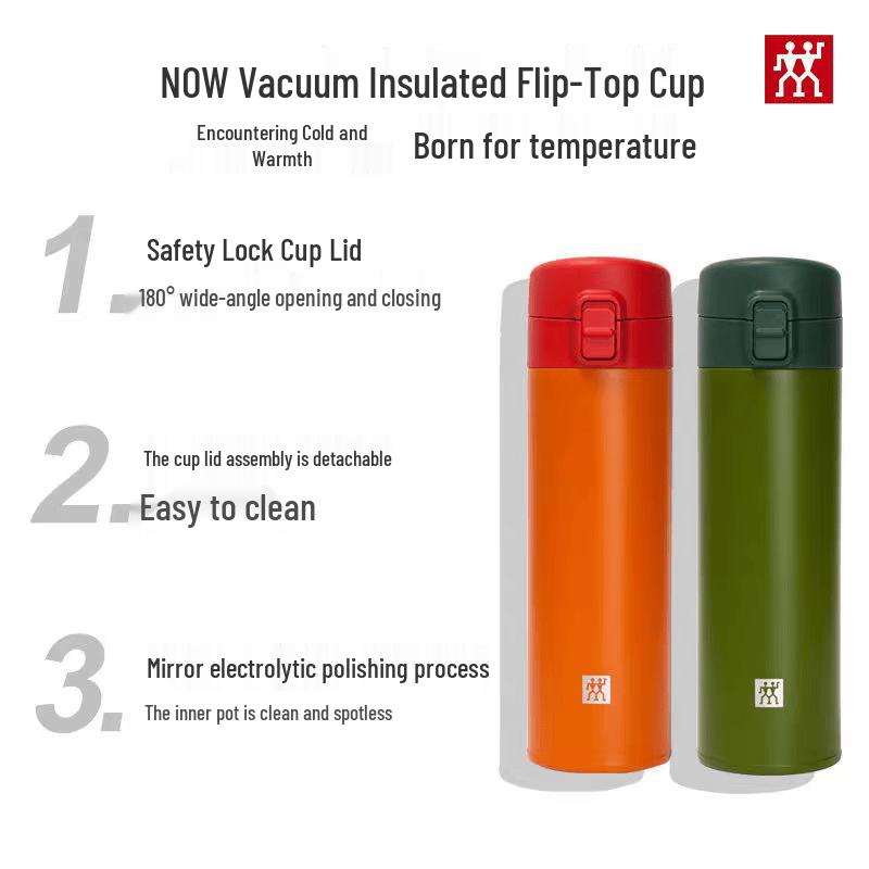 Zwilling Now Series 480ml Insulated Pop-Up Cup