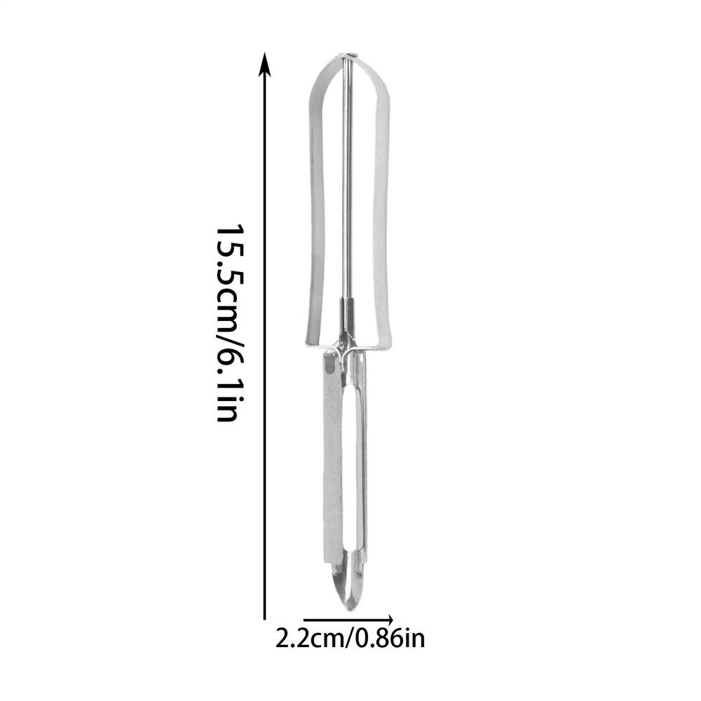 Stainless Steel flat-bladed Peeler Household stainless steel peeler Swivel Cucumber Fruit Hand Peeler Multifunction Kitchen Tool