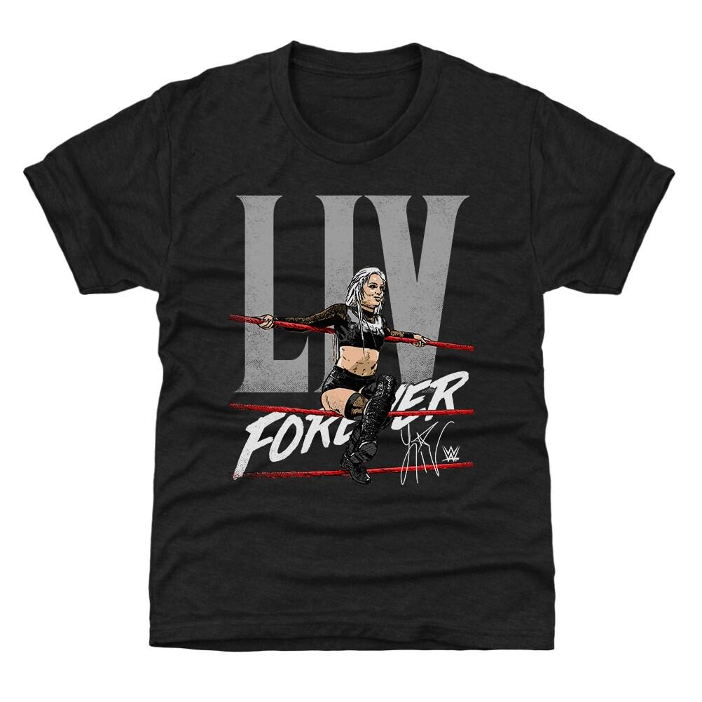 2024 Summer Men's 2D Printed Renowned Wrestler Liv Morgan T-shirt Children's Street Sports Large Size Top