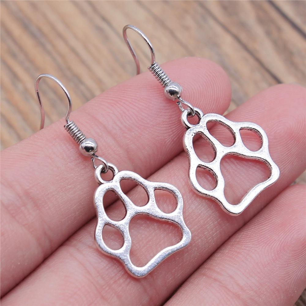 50 Styles Animal Pendant Dangle Earrings Drop Earrings Antique Silver Color Plated Unicorn Horse Elephant Snake Tiger Earrings