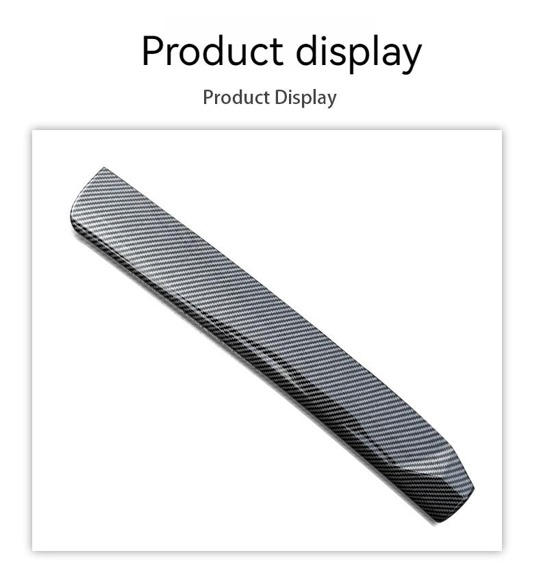 BMW 5er G60 2025ABS Carbonfaser-Mittelkonsole Navigationsbildschirm untere Blende Dekoraufkleber Autozubehör