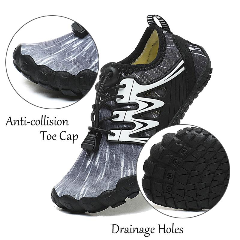 Children Water Sports Shoes Boy Girl Upstream Aqua Shoes Breathable Wading Shoes Swimming Beach Diving Barefoot Surfing Sneakers