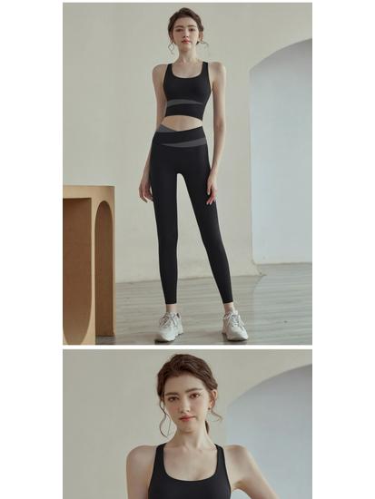 Soutien-gorge de sport antichoc pour femme - Anti-affaissement, Débardeur de course à pied et de yoga haute intensité avec beau design dorsal