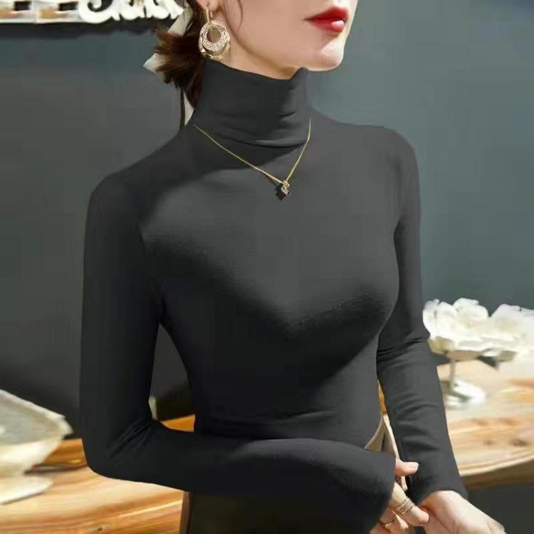 Warmer Winter Rollkragen Pullover Bluse Dickes Damen Unterhemd