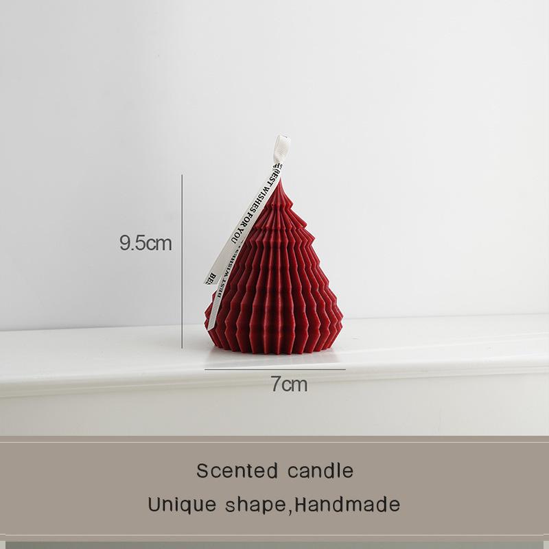 Christmas candle scented ornament niche birthday gift fragrance companion gift Christmas tree scented candle