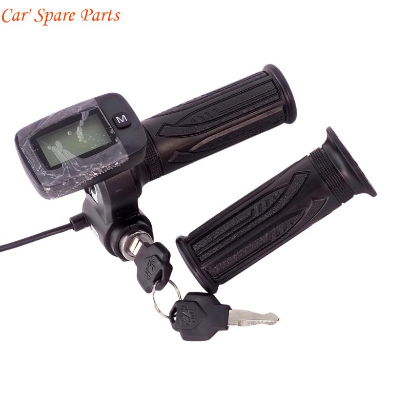 Y4UA Motorbike Pace Regulation Grip Live LCD Display Slope Power Increase ABS
